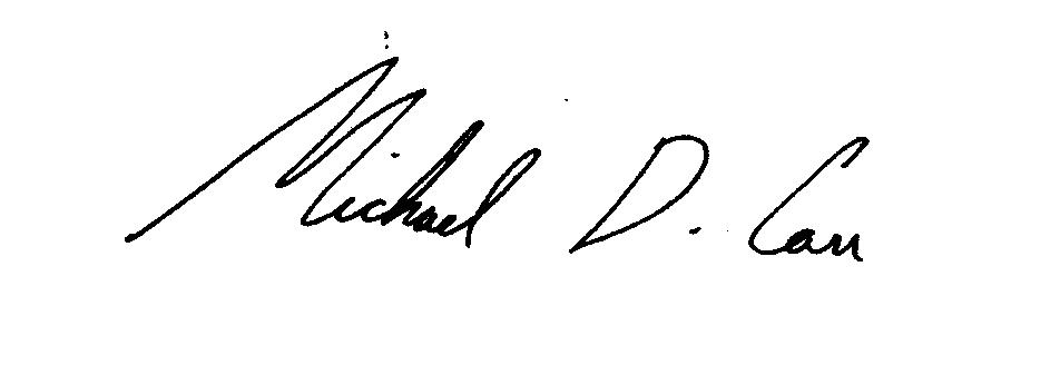 Sheriff Mike's Signature